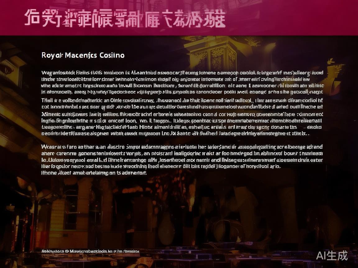 皇家澳门赌场在线游戏公平公正保障机制全面解析与权益保护指南 在现代线上娱乐行业高速发展的背景下,网络游戏平台的