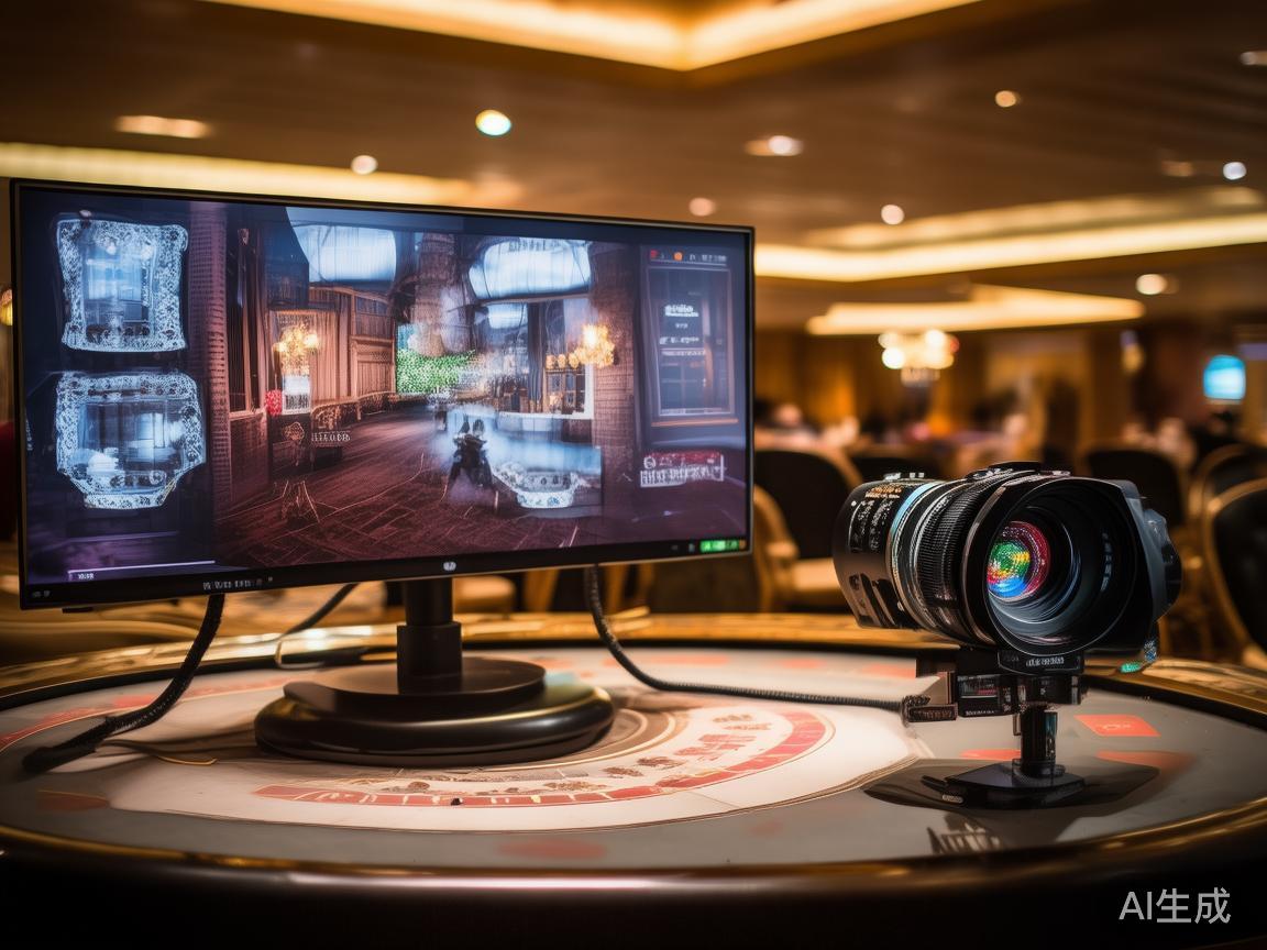以皇家澳门为例，其使用的直播设备配备了高端摄像头和